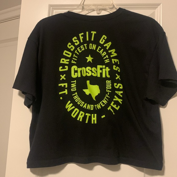 Black CrossFit Crop Top - Picture 1 of 3